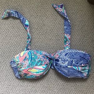 Strapless bikini top